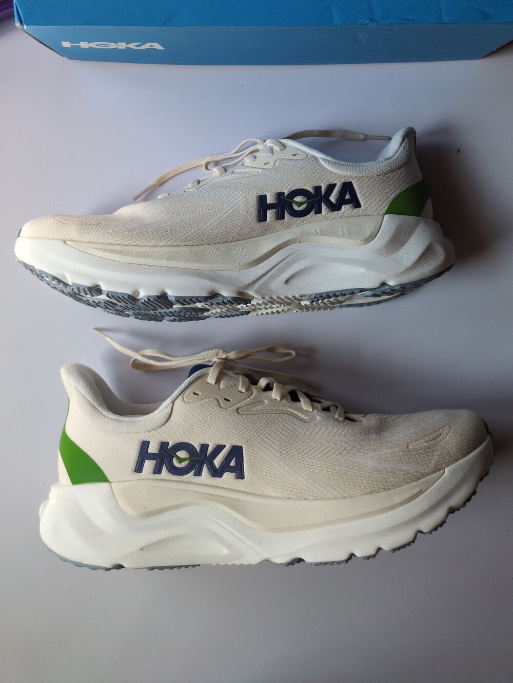 NIB Hoka Arahi 8 Mens Size 12D Alabaster Birch 1168690